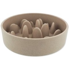 Miska Dog Fantasy proti hltání EcoStyle béžová 21cm, 1350ml