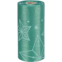 Xmas POOP Bags - vánoční sáčky na trus, 8 rolí/á 20 sáčků, červená/zelená