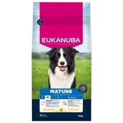 Krmivo EUKANUBA Mature Medium rich in fresh chicken 15kg