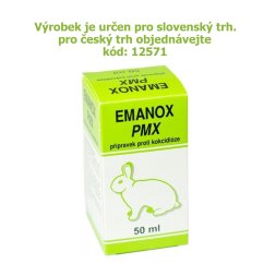 EMANOX PMX 50 ml !SK! přírodní doplněk k lepšímu zvládnutí parazitárních problémů