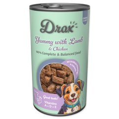 Konzerva Drax Adult s jehněčím a kuřecím 1240g