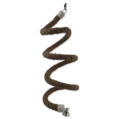 Hračka Epic Pet spirála lanová závěsná se zvonečkem 22cm