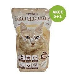 Smarty Tofu Cat Litter Original podestýlka bez vůně 6 l AKCE 5 + 1 ZDARMA