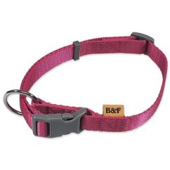Obojek BAF nylon fuchsie 2x38-60cm