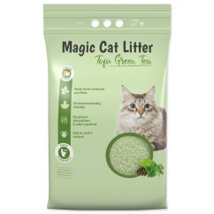 Kočkolit Magic Litter Tofu zelený čaj ,5,4kg/12l
