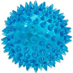 Hračka Dog Fantasy míček LED modrý 6cm