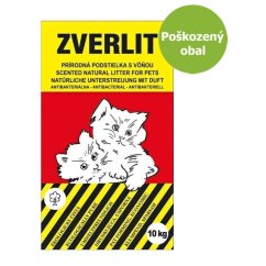 ZVERLIT červený podestýlka hrubá s vůní 10 kg - Poškozený obal - SLEVA