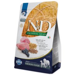 Krmivo N&D Dog Adult Medium & Maxi Ancestral Grain Lamb, Spelt, Oats & Blueberry 2,5kg