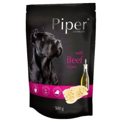 PIPER s hovězími dršťkami, kapsička pro psy 500 g