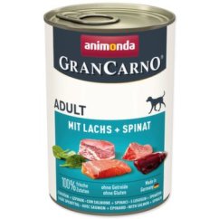 Konzerva Animonda Gran Carno Adult s lososem a špenátem 400g