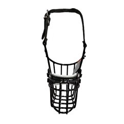 Náhubek černý/kůže pudl, jezevčík - pes