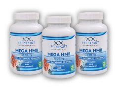 3x Mega HMB 3000mg 120 vege caps