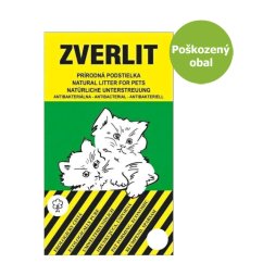 ZVERLIT zelený hrubá podestýlka 9 kg - Poškozený obal - SLEVA 10 %