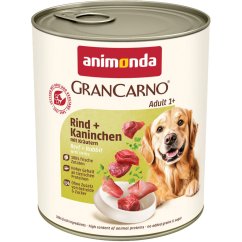 GRANCARNO Adult - králík + bylinky 800g