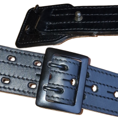 Služební kožený opasek - Sam Browne