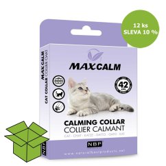 MAX CALM zklidňující obojek proti stresu pro kočky (12 ks) SLEVA 10 %