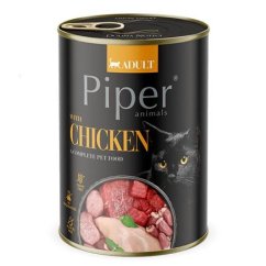 NEW PIPER CAT konzerva pro kočky, s kuřecím masem 400g