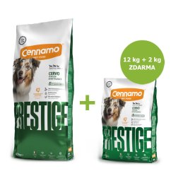 Prestige Dog Adult All Breeds Venison (Jelen) 12 kg + 2 kg ZDARMA