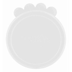 Víčko na konzervy,silikonové velké 10,6cm/1 ks transparentní