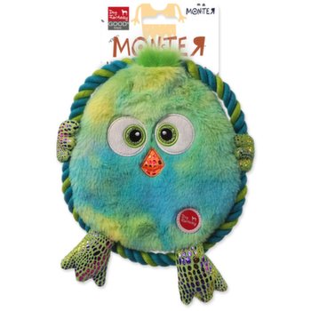 Hračka Dog Fantasy Monsters kuře šustící s provazem zelené 18cm