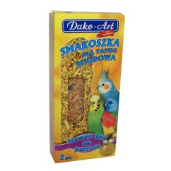 Tyčinka malý papoušek s medem Dako (2 ks)