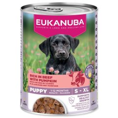 Konzerva EUKANUBA Puppy bohatá na hovězí s dýní 400 g