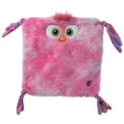 Hračka Dog Fantasy Monsters kuře šustící čtvercové růžové 28cm