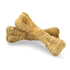 KIDDOG 100% Natural Snack, buvolí průdušnice ve tvaru kosti 15 cm / 200 g (2 ks)