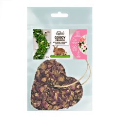 Bezobilné bylinkové srdce Goody Crunch - šípek, růže, ibišek 80 g
