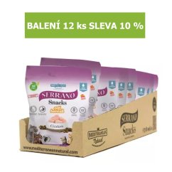 Serrano Snack Cat AntiHairball Chicken 50 g (12 ks) SLEVA 10 %