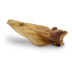 KIDDOG 100% Natural Snack, hovězí ucho - Jumbo XXL 20 - 28 cm / 1 ks volně