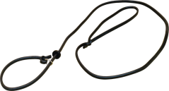 Předváděcí vodítko do ruky s koženým dorazem - kulatá kůže, 6 mm