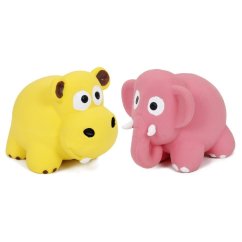 Latexová hračka s pískadlem - zvířata 8x6x6cm