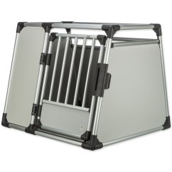 Přepravka hliník L–XL 94×75×88cm stříbrno-šedá