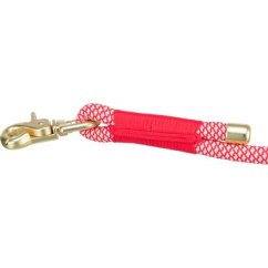 Soft Rope prodlužovací kulaté tkané vodítko, červená/krémová