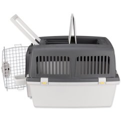 Přepravka Trixie Gulliver 4 šedá S–M: 52 × 51 × 72 cm