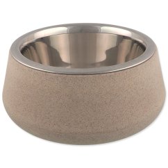 Miska Dog Fantasy nerez EcoStyle béžová 17cm, 850ml