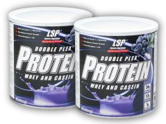 2x Double Plex 750g <b>whey</b>/<b>casein</b>