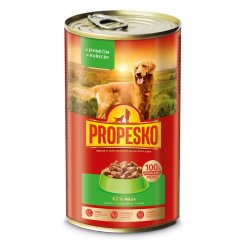 PROPESKO Dog jehněčí a kuřecí v omáčce, kousky 1240 g