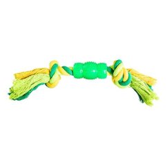 Uzel s chráničem HipHop bavlněný 2 knoty 30 cm / 130 g limetková, zelená