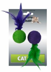 Míček s peřím (2 ks)