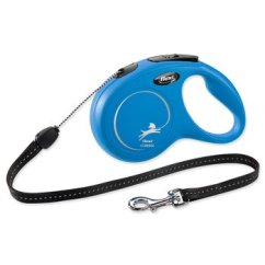 Vodítko Flexi Classic New lanko S modré 8m