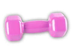 Vinylová jednoručka Vinyl Dumbell 2kg fialová