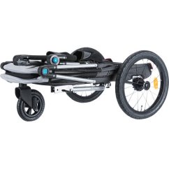 Vozík za kolo s funkcí rychlého skládání S 58 x 93 x 74/114 cm, nosnost max. 15 kg, šedý