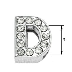 Navlékací písmenka D 12 mm