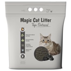 Kočkolit Magic Litter Tofu dřevěné uhlí 2,7kg/ 6l