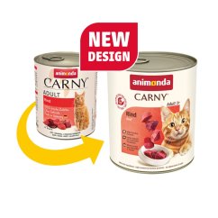ANIMONDA konzerva CARNY Adult - hovězí 800g