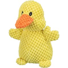 Velikonoční káčátko, plyšová hračka pro psy, 21 cm, žlutá - LIMITOVANÁ NABÍDKA
