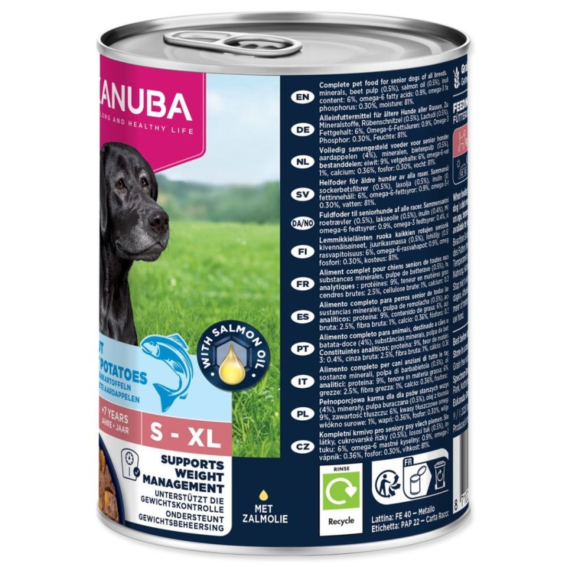 Konzerva EUKANUBA Senior bohatá na pstruha s batáty 400 g