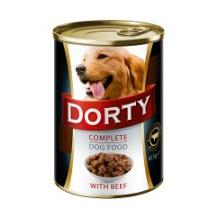 DORTY Dog Hovězí, konzerva 415 g